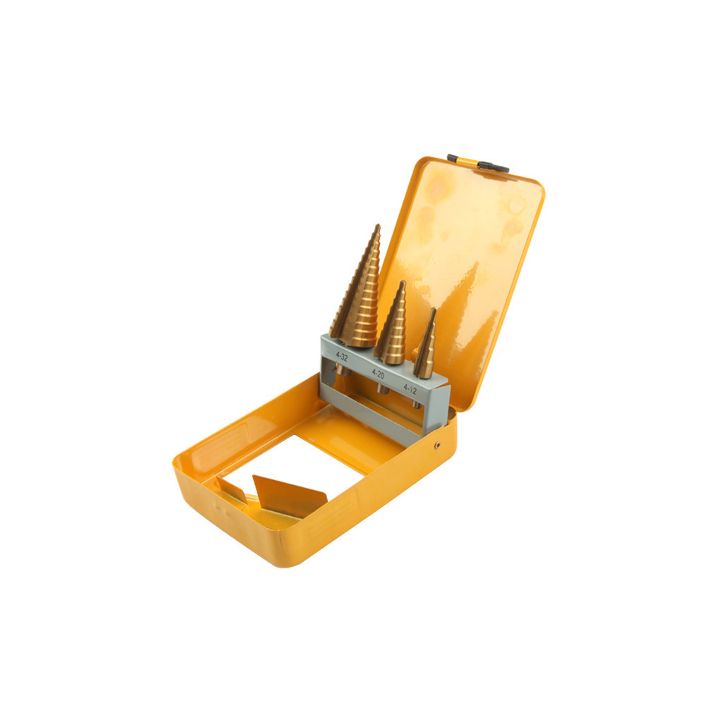 Набір свердл Tolsen по металу ступінчатих 4-12/20/32x2мм (75878) - фото 1