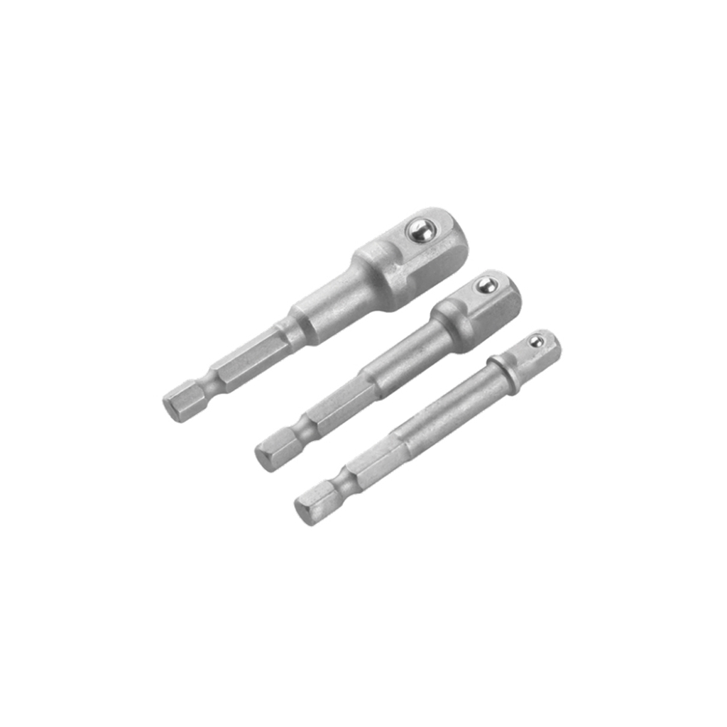 Адаптер для інструменту Tolsen комплект 1/4 ",3/8" x65мм 1/2 "x70мм, 3 шт (77864) - фото 1