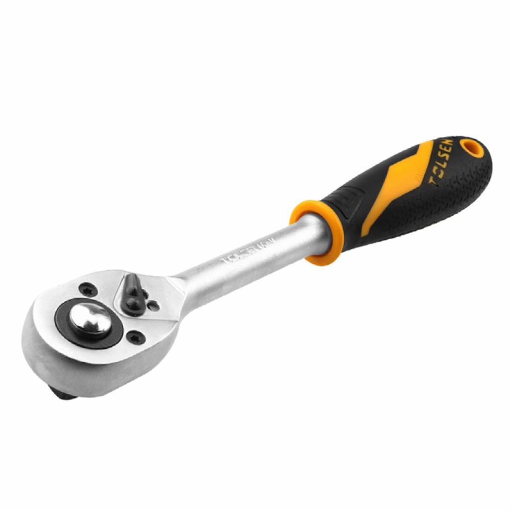Тріскачка Tolsen рукоятка "ПРОФІ" з храповим механізмом 1/4" (15118) - фото 1 Тріскачка Tolsen рукоятка "ПРОФІ" з храповим механізмом 1/4" (15118) - фото 1