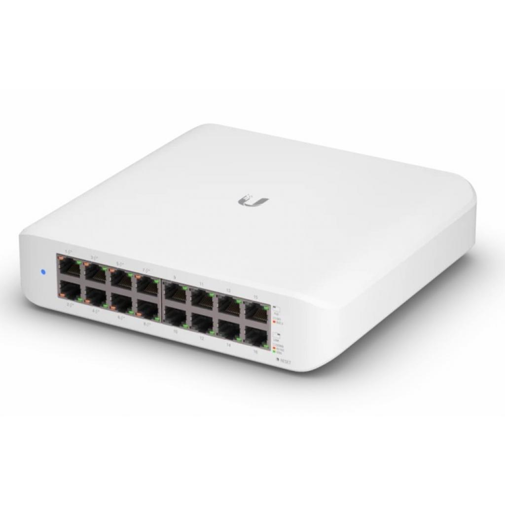Комутатор мережевий Ubiquiti USW-Lite-16-PoE - фото 1 Комутатор мережевий Ubiquiti USW-Lite-16-PoE - фото 1