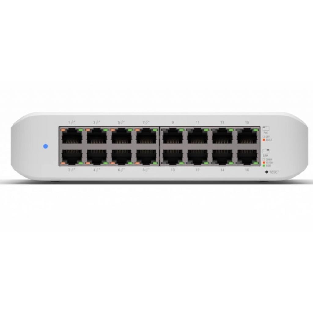 Комутатор мережевий Ubiquiti USW-Lite-16-PoE - фото 2 Комутатор мережевий Ubiquiti USW-Lite-16-PoE - фото 2