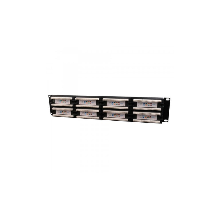 Патч-панель 19" 48xRJ-45 UTP cat.5е, 2U, тип 110 Cablexpert (NPP-C548CM-001) - фото 2