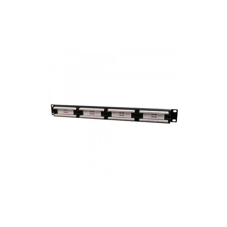 Патч-панель 19" 24xRJ-45 UTP cat.6, 1U, тип 110 Cablexpert (NPP-C624CM-001) - фото 2