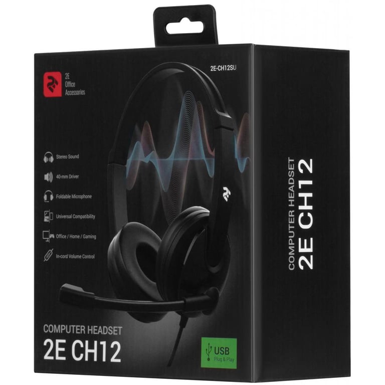 Навушники 2E CH12 On-Ear USB (2E-CH12SU) - фото 7