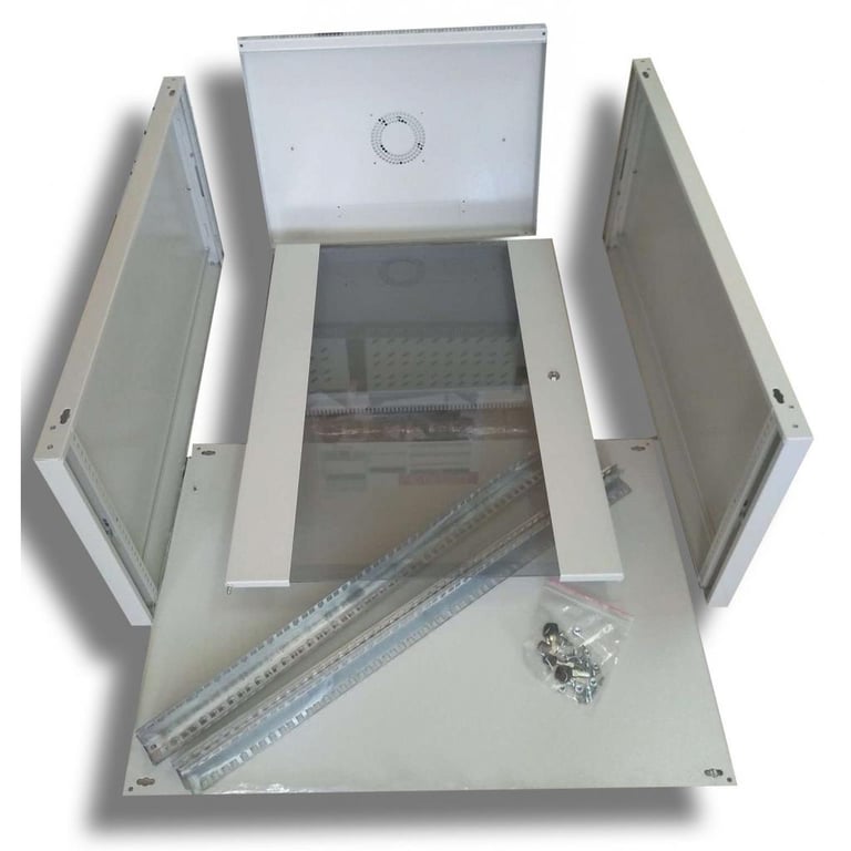 Шафа настінна Hypernet 18U 19" 600x600 (WMNC66-18U-FLAT) - фото 5