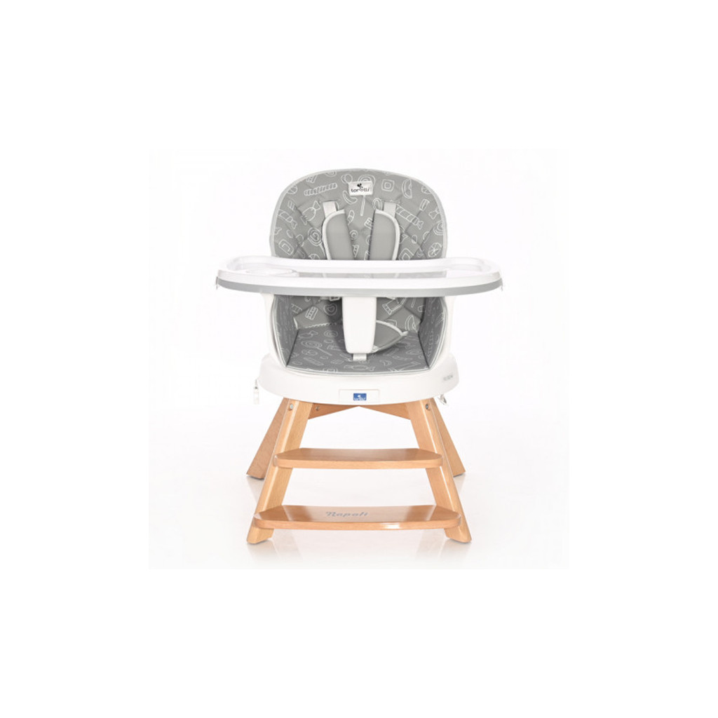 Стілець для годування Bertoni/Lorelli NAPOLI grey candy (23730) - фото 3 Стілець для годування Bertoni/Lorelli NAPOLI grey candy (23730) - фото 3