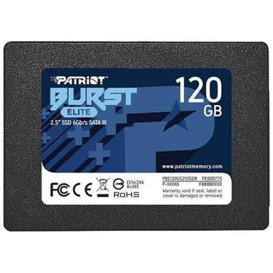 Накопичувач SSD 2.5" 120GB Burst Elite Patriot (PBE120GS25SSDR) - фото 1