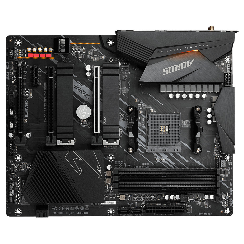 Материнська плата GIGABYTE B550 AORUS ELITE AX V2 - фото 1