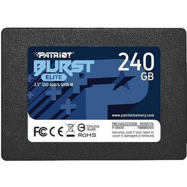 Накопичувач SSD 2.5" 240GB Burst Elite Patriot (PBE240GS25SSDR) - фото 1