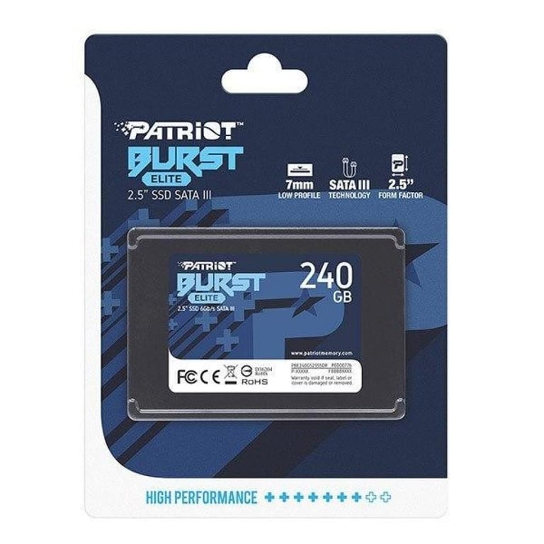 Накопичувач SSD 2.5" 240GB Burst Elite Patriot (PBE240GS25SSDR) - фото 4
