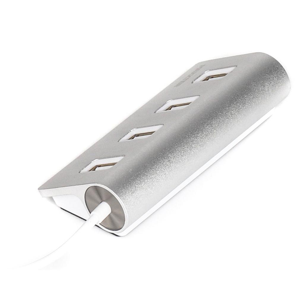 Концентратор Maxxter USB 2.0 Type-A 4 ports silver (HU2A-4P-01) - фото 2 Концентратор Maxxter USB 2.0 Type-A 4 ports silver (HU2A-4P-01) - фото 2