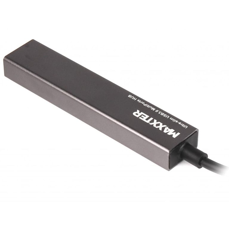 Концентратор Maxxter USB 3.0 Type-C 4 ports grey (HU3С-4P-02) - фото 2