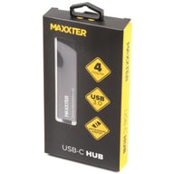 Концентратор Maxxter USB 3.0 Type-C 4 ports grey (HU3С-4P-02) - фото 3