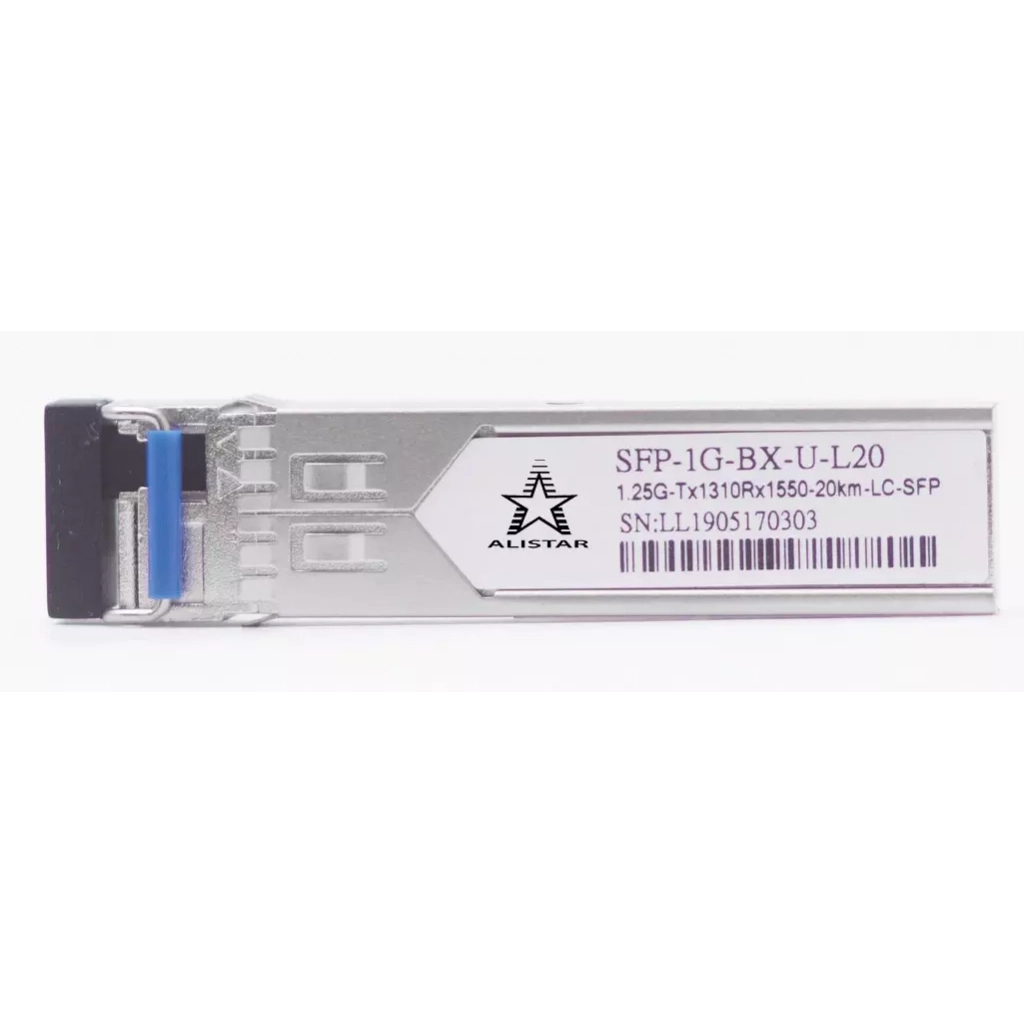 Модуль SFP Alistar SFP-1G-BX-U-L20 - фото 2 Модуль SFP Alistar SFP-1G-BX-U-L20 - фото 2