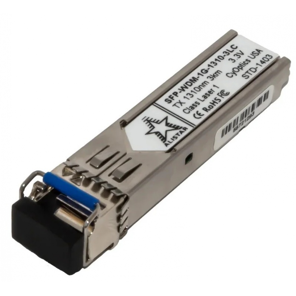 Модуль SFP Alistar SFP-1G-BX-U-L03 - фото 1 Модуль SFP Alistar SFP-1G-BX-U-L03 - фото 1