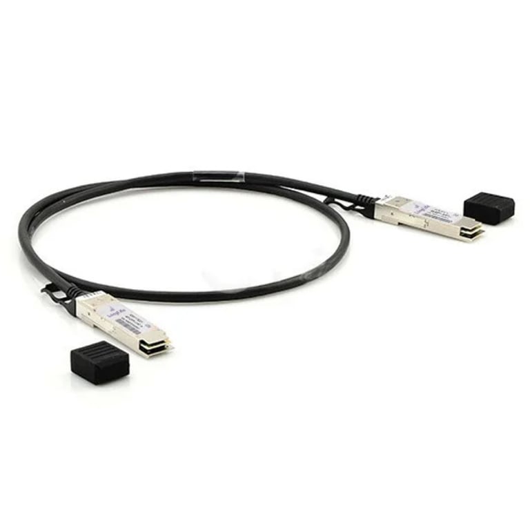Оптичний патчкорд Alistar QSFP to QSFP 40G Directly-attached Copper Cable 1M (DAC-QSFP-40G-1M) - фото 1