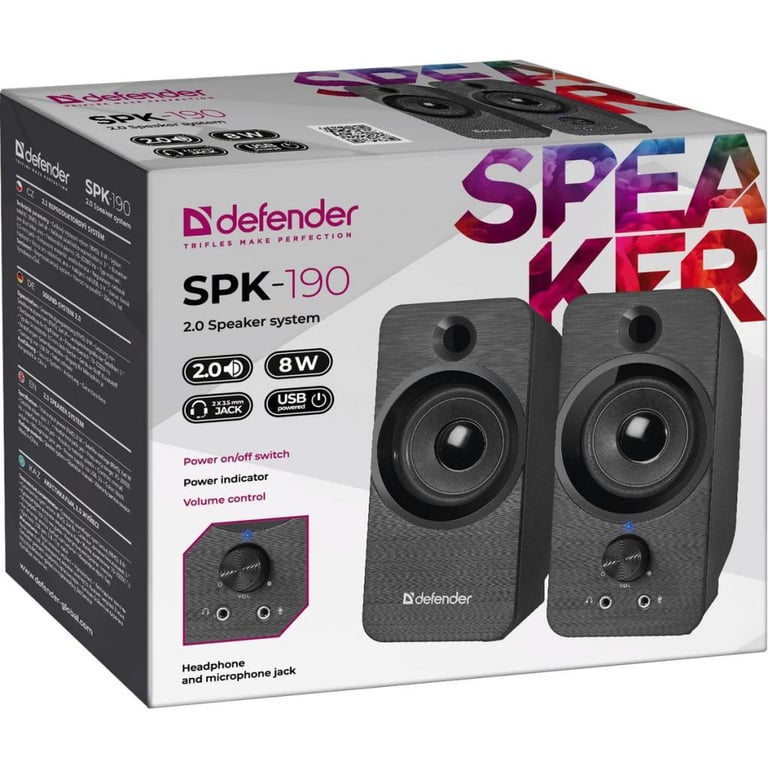 Акустична система Defender SPK-190 Black (65190) - фото 3