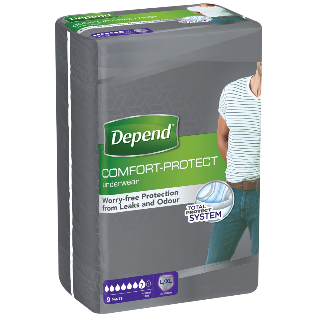 Підгузки для дорослих Depend Трусики для чоловіків L / XL (5029053560748_5029053539744) - фото 2 Підгузки для дорослих Depend Трусики для чоловіків L / XL (5029053560748_5029053539744) - фото 2