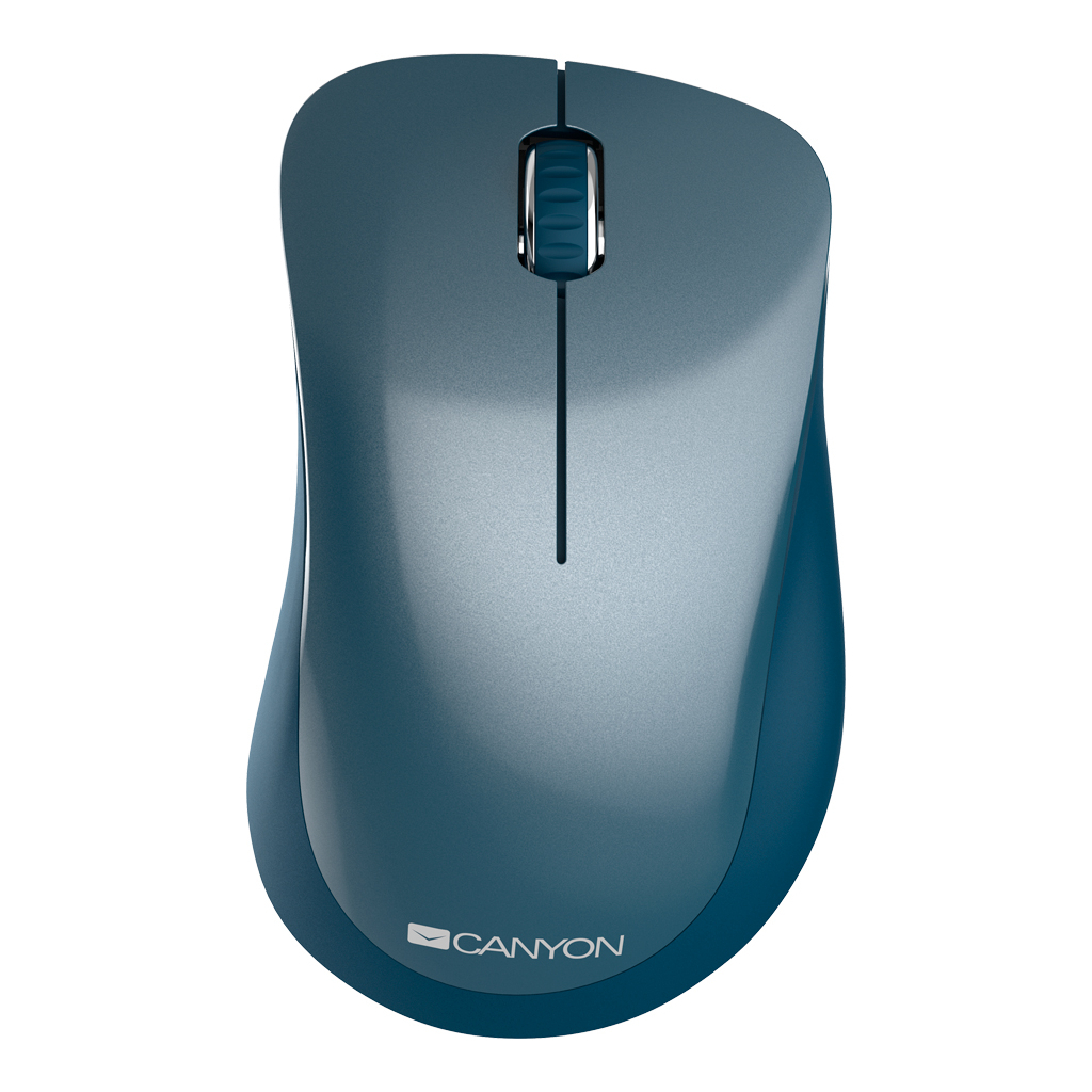 Мишка Canyon MW-11 Wireless Pixart Blue (CNE-CMSW11BL) - фото 1