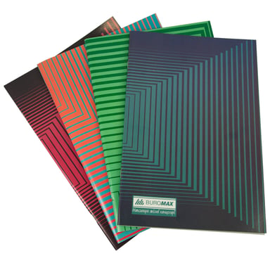 Канцелярська книга Buromax А4, 48 л., клітина, офсет, картонна обкл (BM.2426) - фото 1