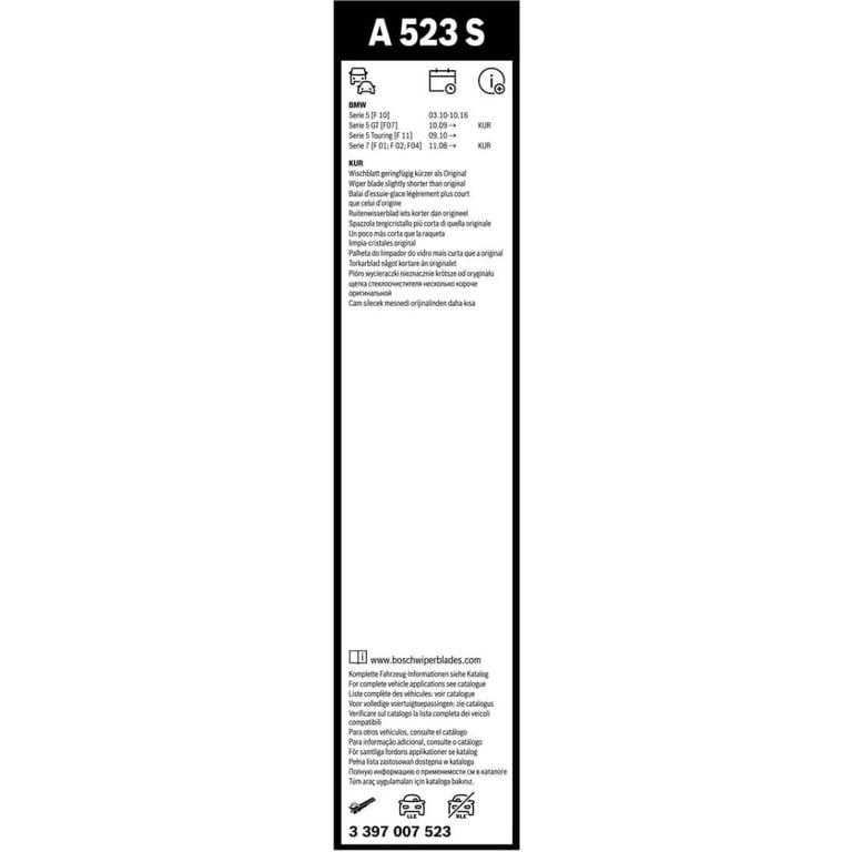 Щітка склоочисника Bosch 3 397 007 523 - фото 5