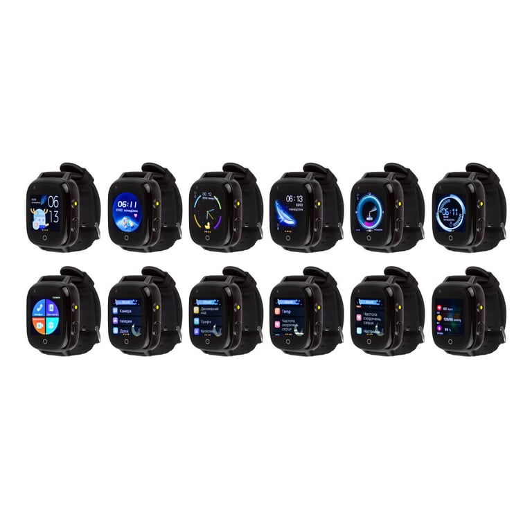 Смарт-годинник Amigo GO005 4G WIFI Kids waterproof Thermometer Black (747016) - фото 7
