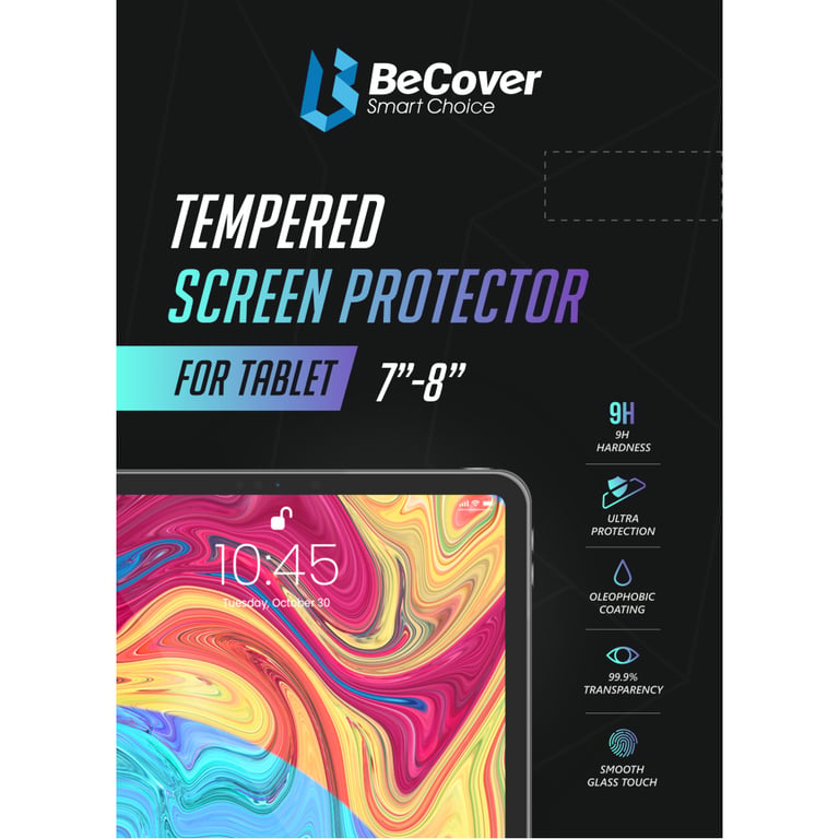 Скло захисне BeCover Samsung Galaxy Tab Active 3 SM-T570 / SM-T575 / SM-T577 (705559) - фото 5