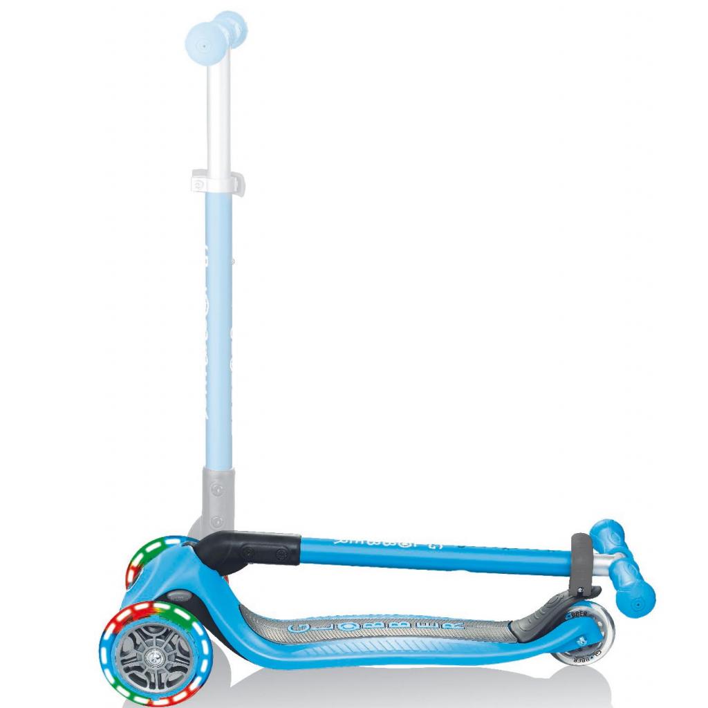 Самокат Globber Primo Foldable Lights Led блакитний (432-101-2) - фото 5 Самокат Globber Primo Foldable Lights Led блакитний (432-101-2) - фото 5