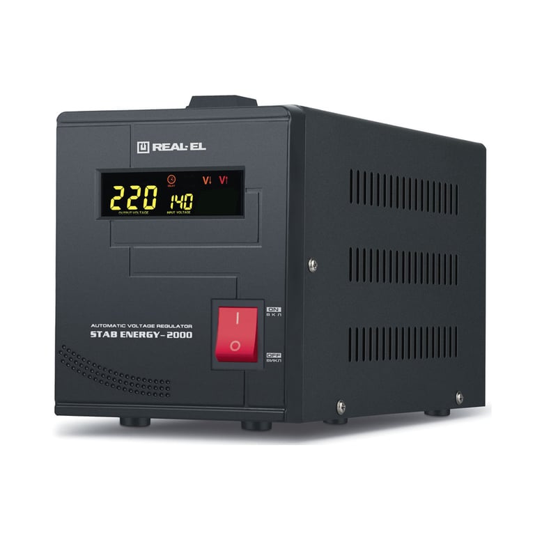 Стабілізатор REAL-EL STAB ENERGY-2000 (EL122400013) - фото 1