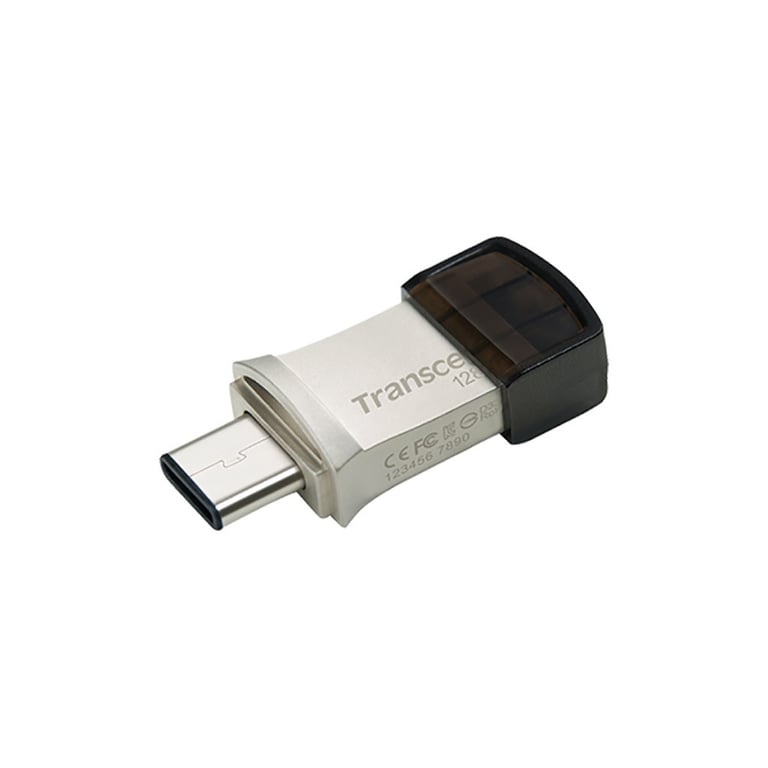 USB флеш накопичувач Transcend 128GB JetFlash 890 Silver USB 3.1/Type-C (TS128GJF890S) - фото 2