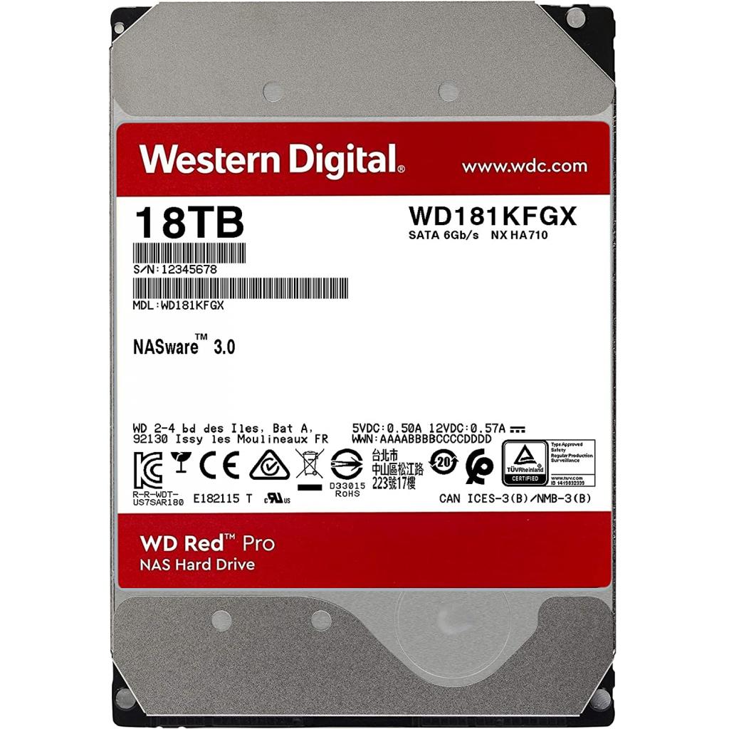 Жорсткий диск 3.5" 18TB WD (WD181KFGX) - фото 2 Жорсткий диск 3.5" 18TB WD (WD181KFGX) - фото 2