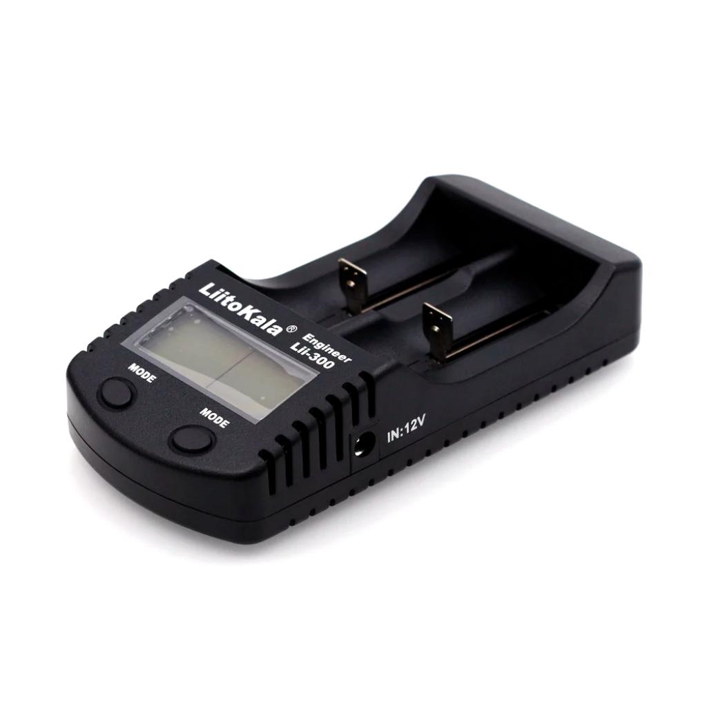 Зарядний пристрій для акумуляторів Liitokala 2 Slots, LCD дисплей, Li-ion/Ni-MH/Ni-Cd/AA/ААA/AAAA/С (Lii-300) - фото 1 Зарядний пристрій для акумуляторів Liitokala 2 Slots, LCD дисплей, Li-ion/Ni-MH/Ni-Cd/AA/ААA/AAAA/С (Lii-300) - фото 1