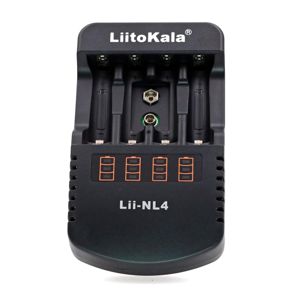 Зарядний пристрій для акумуляторів Liitokala 4 Slots, LED, Li-ion/Ni-MH/Ni-Cd/AA/ААA/AAAA/С (Lii-NL4) - фото 1 Зарядний пристрій для акумуляторів Liitokala 4 Slots, LED, Li-ion/Ni-MH/Ni-Cd/AA/ААA/AAAA/С (Lii-NL4) - фото 1