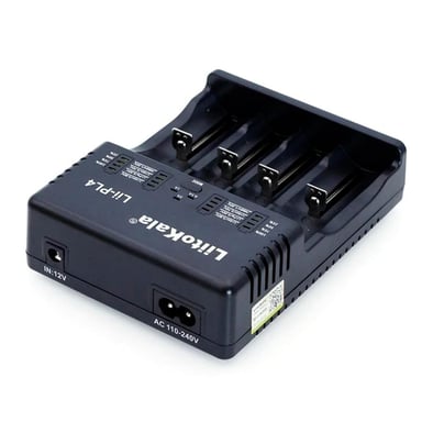 Зарядний пристрій для акумуляторів Liitokala 4 Slots, LED, Li-ion/Ni-MH/Ni-Cd/AA/ААA/AAAA/С (Lii-PL4) - фото 1