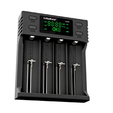 Зарядний пристрій для акумуляторів Liitokala 4 Slots, LCD дисплей, Li-ion/Ni-MH/Ni-Cd/AA/ААA/AAAA/С (Lii-S4) - фото 1