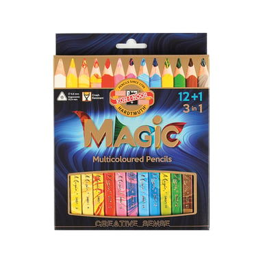 Олівці кольорові Koh-i-Noor Magic 12+1 кольорів (340801) - фото 1
