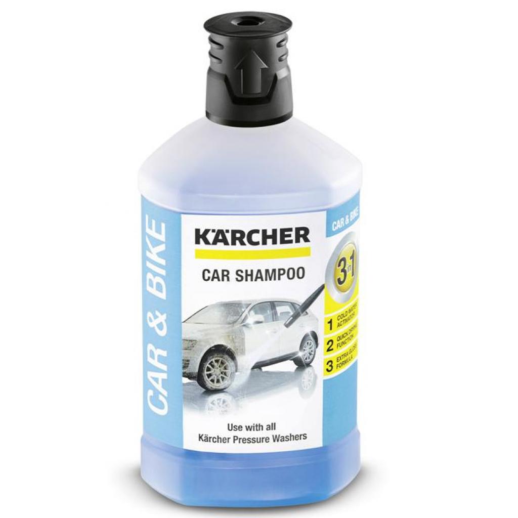 Засіб для мийок високого тиску Karcher автошампунь 3-в-1, Plug-n-Clean, 1л (6.295-750.0) - фото 1