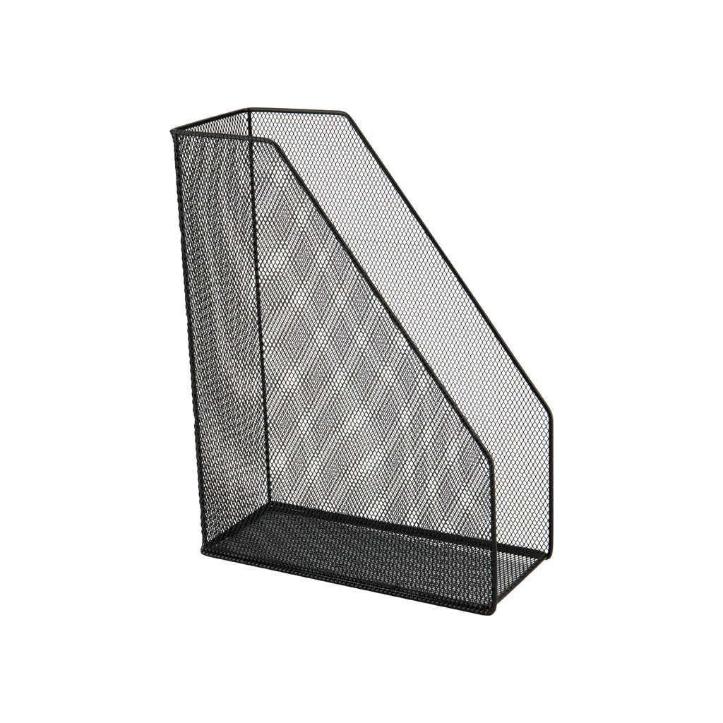 Лоток для паперів Axent вертикальний 100x250x320 мм металевий Чорний (2120-01-A) - фото 1