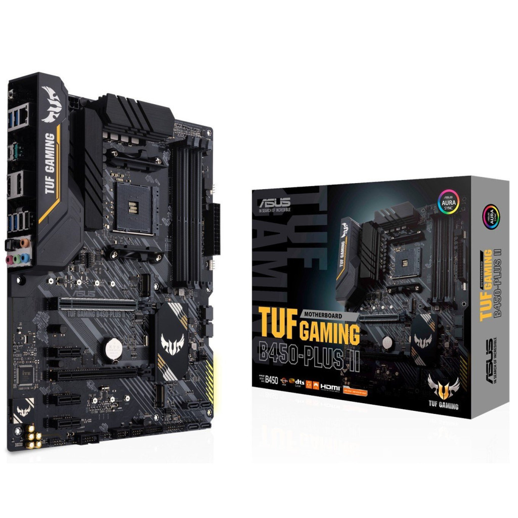 Материнська плата ASUS TUF GAMING B450-PLUS II - фото 2 Материнська плата ASUS TUF GAMING B450-PLUS II - фото 2