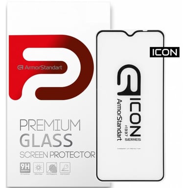 Скло захисне Armorstandart Icon Xiaomi Redmi 9t Black (ARM58274) - фото 1