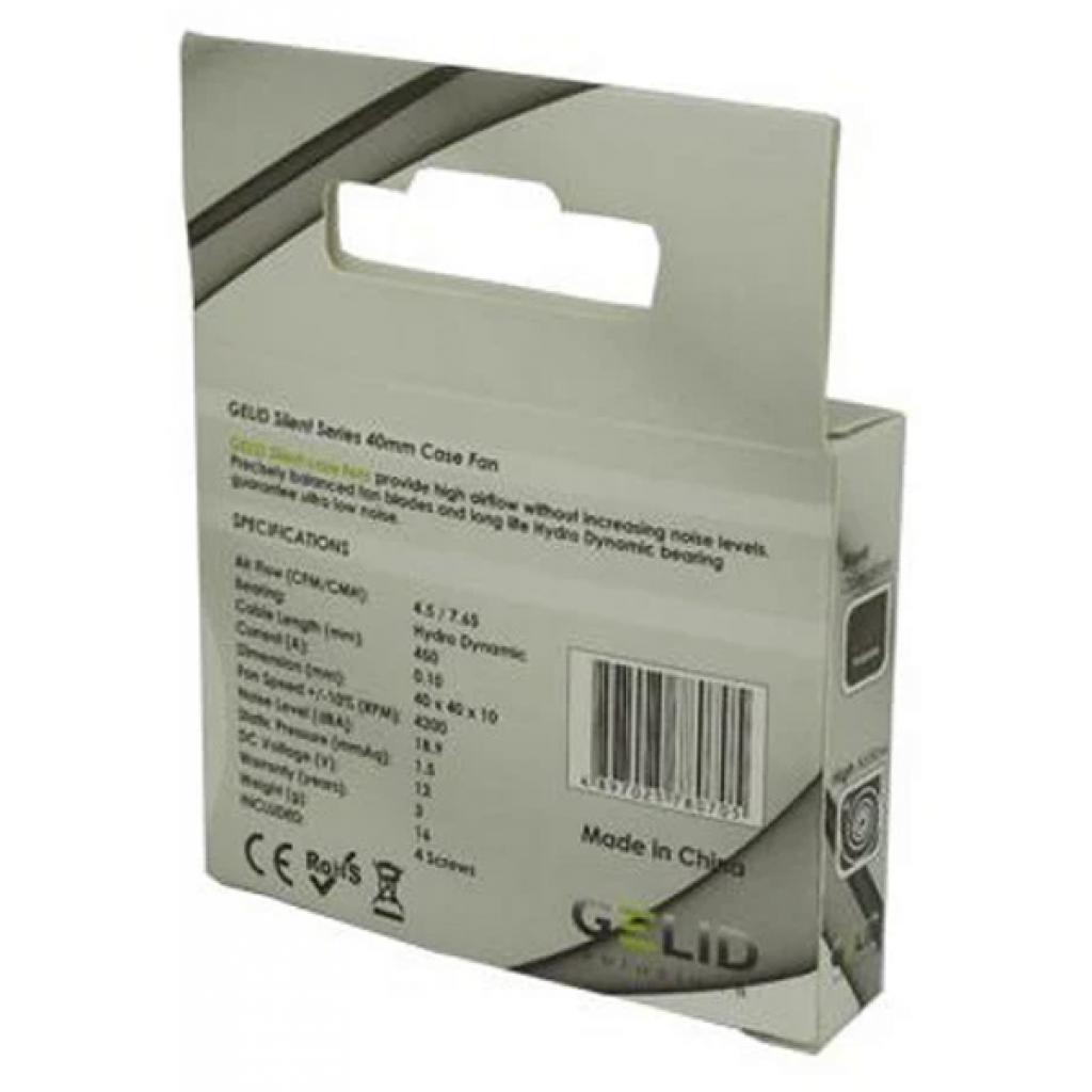 Кулер до корпусу Gelid Solutions Silent 4 40 mm (FN-SX04-42) - фото 5 Кулер до корпусу Gelid Solutions Silent 4 40 mm (FN-SX04-42) - фото 5