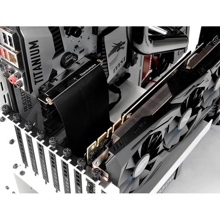 Райзер ThermalTake PCI-E 3.0 X16/PCI-E X16/Tag Card Packing (AC-053-CN1OTN-C1) - фото 5