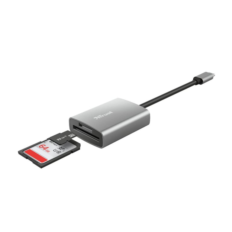 Зчитувач флеш-карт Trust Dalyx Fast USB-С Card reader (24136) - фото 5