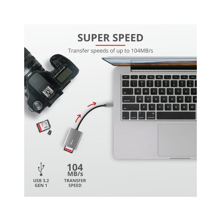 Зчитувач флеш-карт Trust Dalyx Fast USB-С Card reader (24136) - фото 8