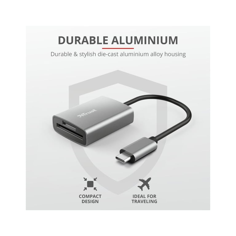 Зчитувач флеш-карт Trust Dalyx Fast USB-С Card reader (24136) - фото 9