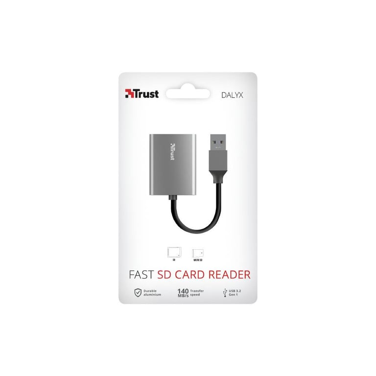Зчитувач флеш-карт Trust Dalyx Fast USB 3.2 Card reader (24135) - фото 6