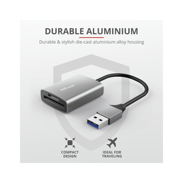 Зчитувач флеш-карт Trust Dalyx Fast USB 3.2 Card reader (24135) - фото 9
