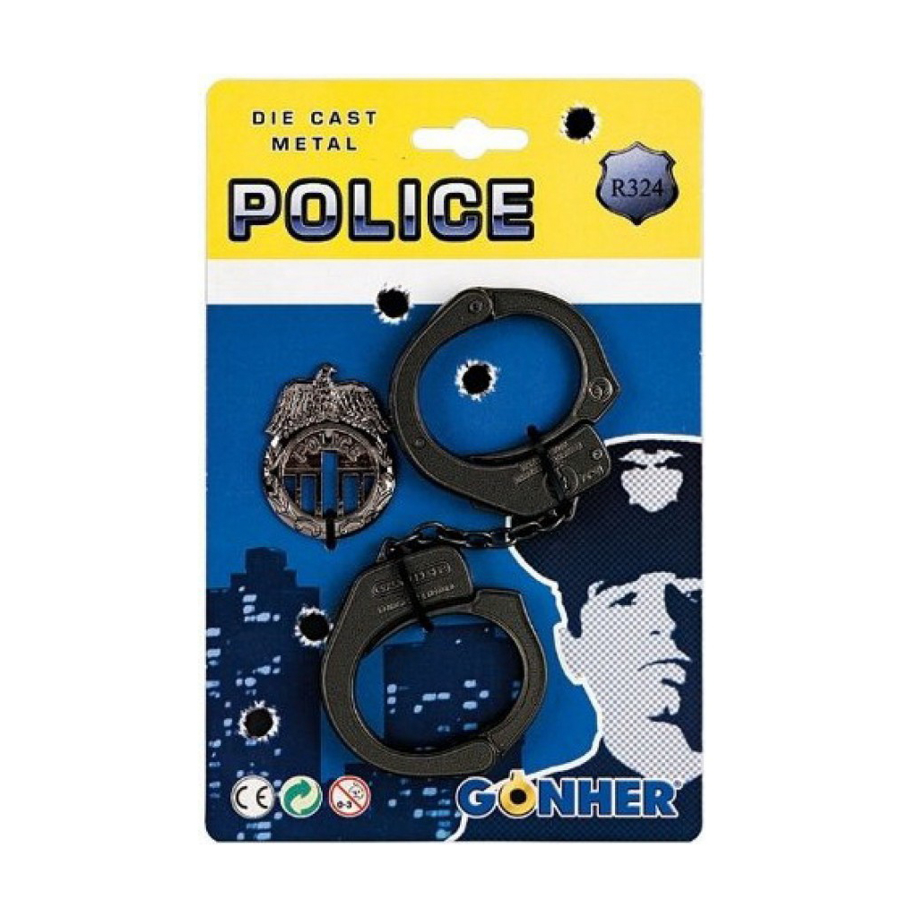 Іграшкова зброя Gonher наручники (324/0) - фото 1 Іграшкова зброя Gonher наручники (324/0) - фото 1