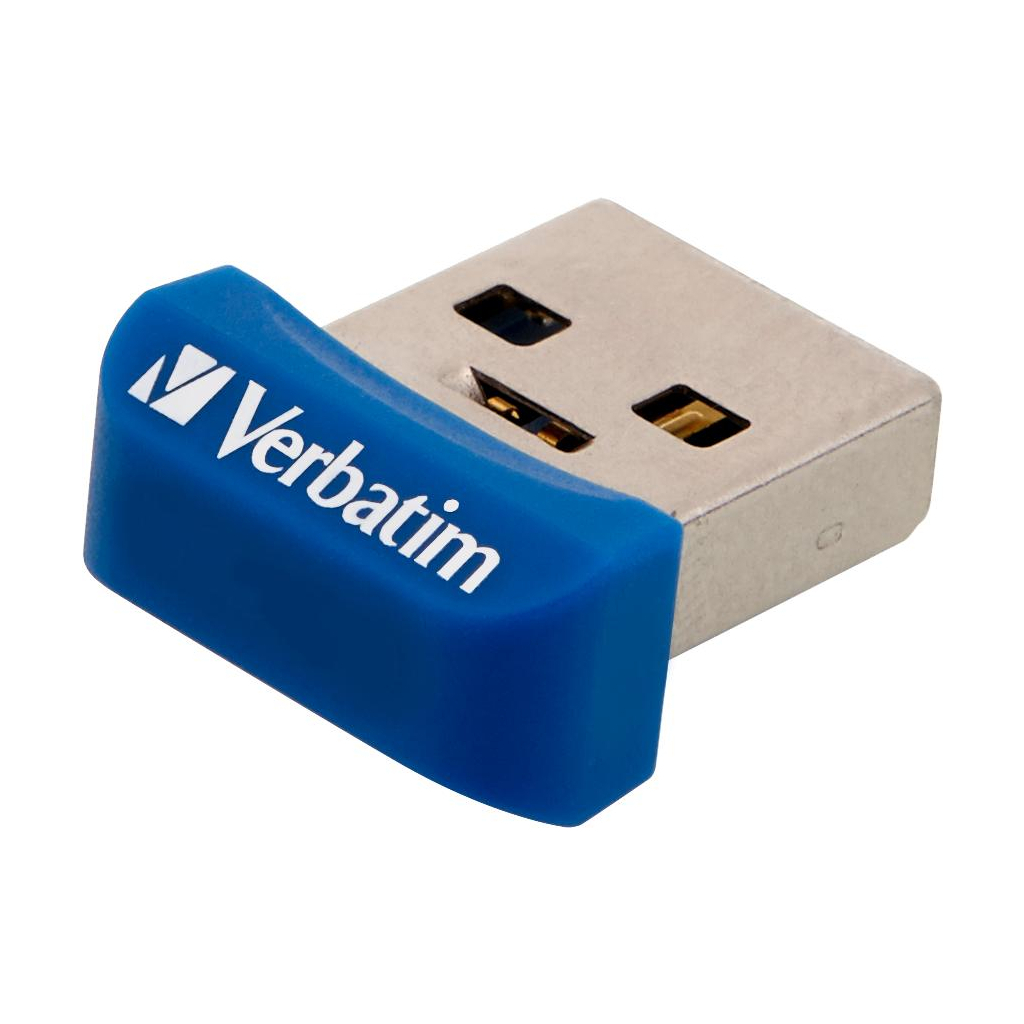 USB флеш накопичувач Verbatim 32GB Store 'n' Stay NANO Blue USB 3.0 (98710) - фото 4 USB флеш накопичувач Verbatim 32GB Store 'n' Stay NANO Blue USB 3.0 (98710) - фото 4