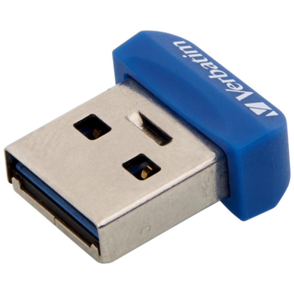 USB флеш накопичувач Verbatim 16GB Store 'n' Stay NANO Blue USB 3.0 (98709) - фото 3 USB флеш накопичувач Verbatim 16GB Store 'n' Stay NANO Blue USB 3.0 (98709) - фото 3